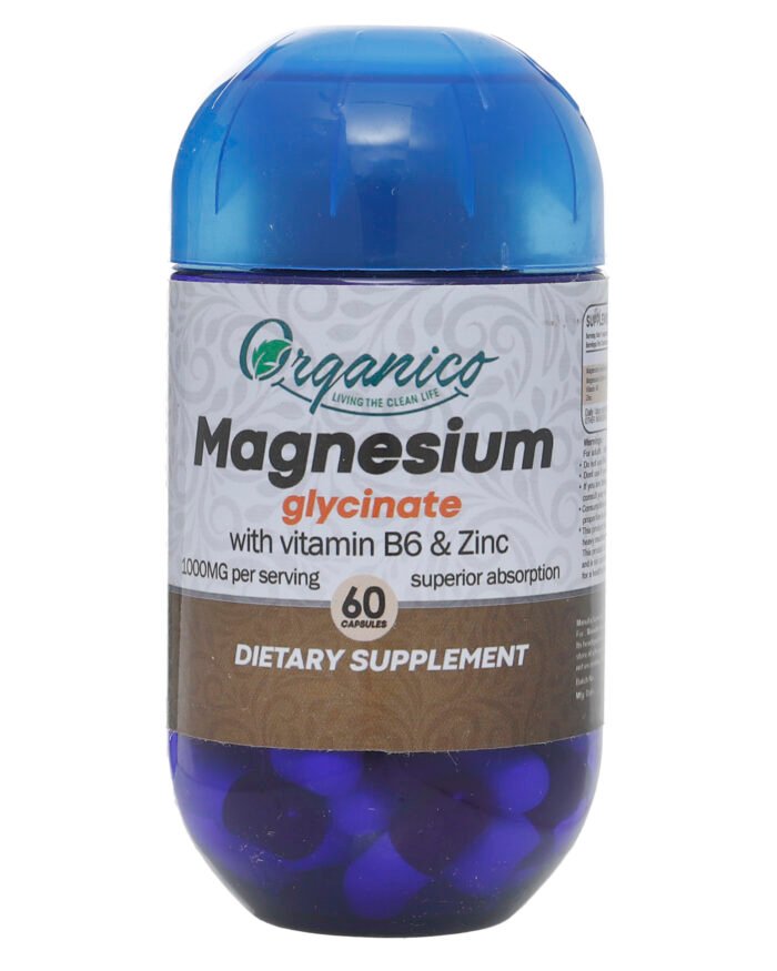 ⁦organico magnesium glycinate capsules⁩ - الصورة ⁦1⁩