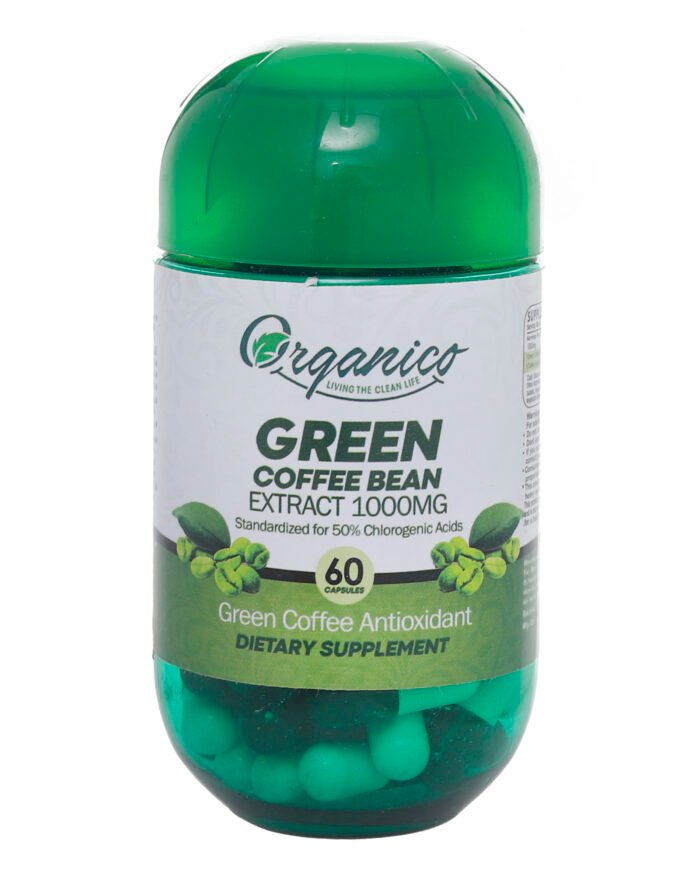 ⁦organico green coffee extract 1000mg capsules from organico⁩ - الصورة ⁦1⁩