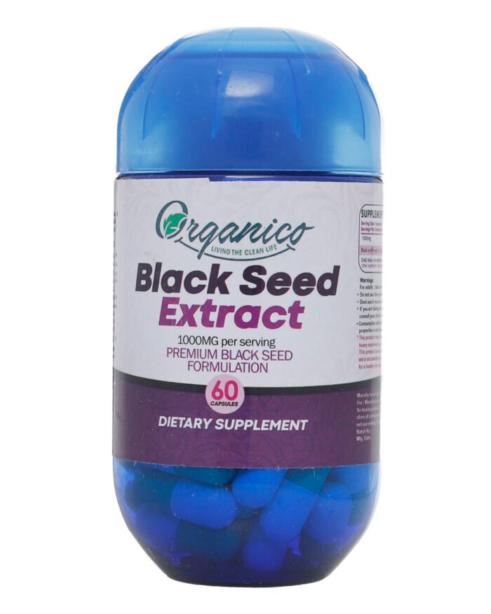 ⁦organico black seed 1000 mg capsules⁩ - الصورة ⁦1⁩