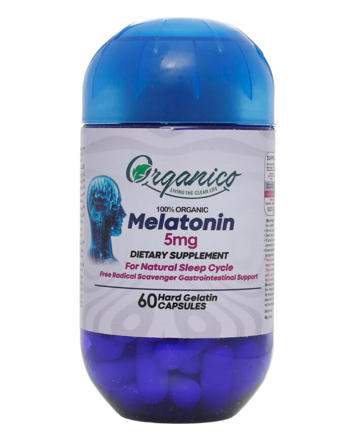 ⁦organico melatonin 5mg capsules⁩ - الصورة ⁦1⁩