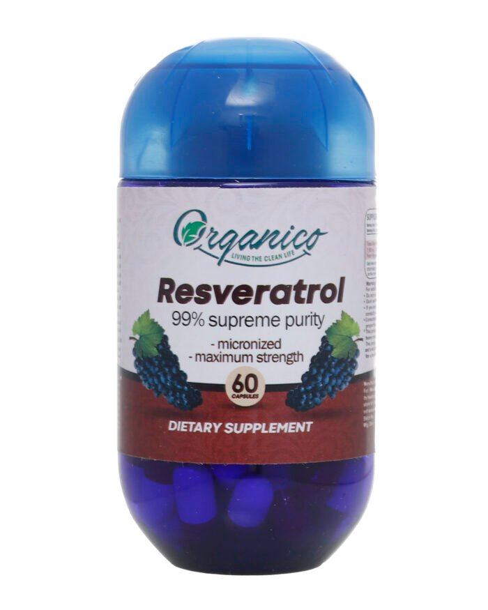 ⁦organico reseveratrol 1000mg capsules⁩ - الصورة ⁦1⁩